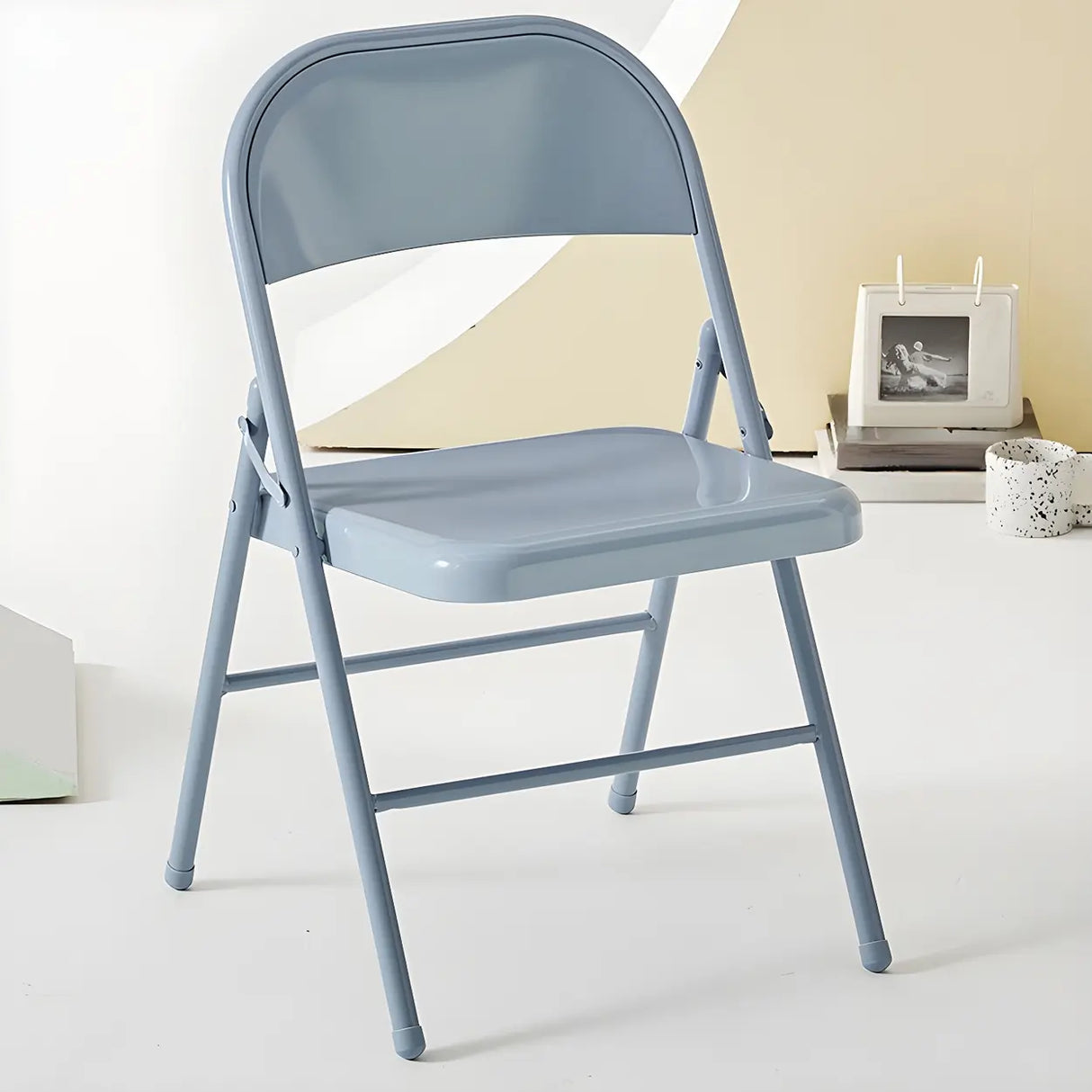 Vibrant Colorful Ergonomic Folding Steel Office Chairs Image - 5