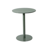 Vibrant Colors Steel Frame Simple Round Metal Chat Table Image - 12