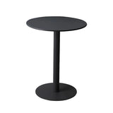 Vibrant Colors Steel Frame Simple Round Metal Chat Table Image - 2
