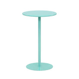 Vibrant Colors Steel Frame Simple Round Metal Chat Table Image - 20