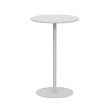 Vibrant Colors Steel Frame Simple Round Metal Chat Table Image - 21