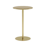 Vibrant Colors Steel Frame Simple Round Metal Chat Table Image - 31