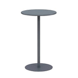 Vibrant Colors Steel Frame Simple Round Metal Chat Table Image - 34