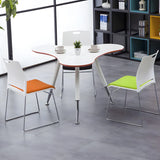 Vibrant Colors Steel Stackable Mesh Conference Chair Image - 1