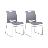 Vibrant Colors Steel Stackable Mesh Conference Chair Image - 10