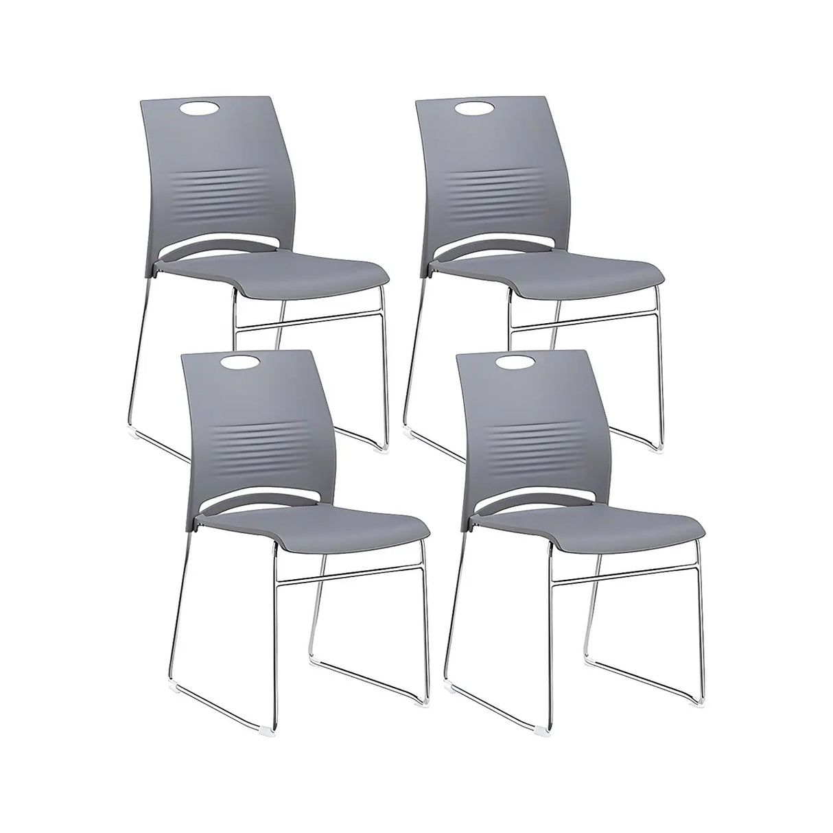Vibrant Colors Steel Stackable Mesh Conference Chair Image - 11