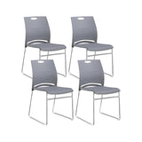 Vibrant Colors Steel Stackable Mesh Conference Chair Image - 11