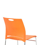 Vibrant Colors Steel Stackable Mesh Conference Chair Image - 12