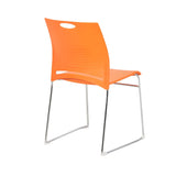 Vibrant Colors Steel Stackable Mesh Conference Chair Image - 13
