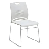 Vibrant Colors Steel Stackable Mesh Conference Chair Image - 14