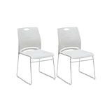 Vibrant Colors Steel Stackable Mesh Conference Chair Image - 16
