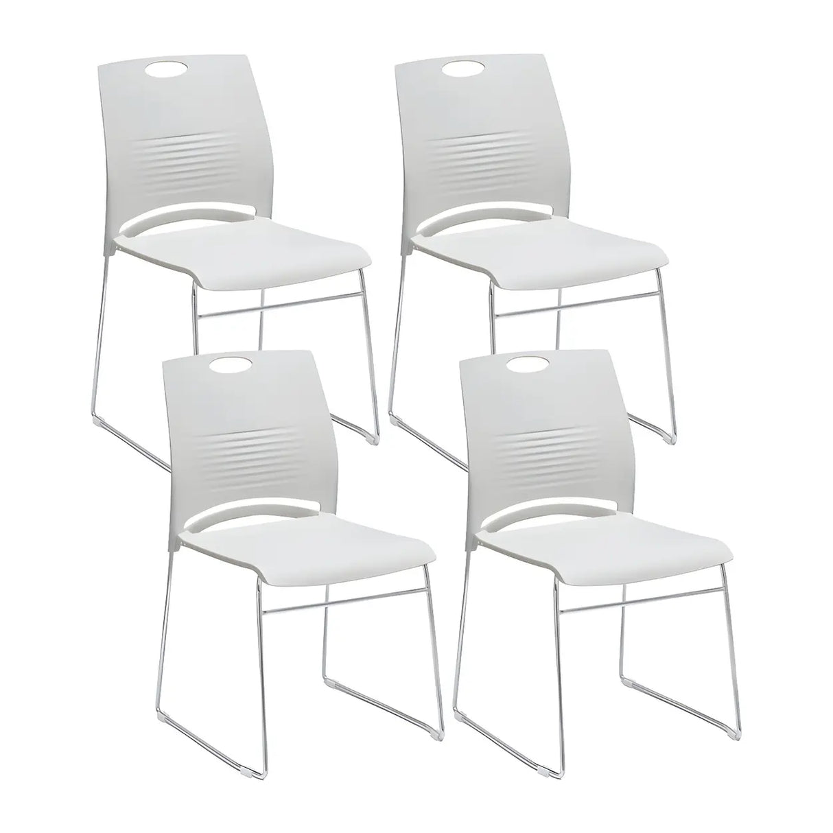 Vibrant Colors Steel Stackable Mesh Conference Chair Image - 18