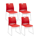 Vibrant Colors Steel Stackable Mesh Conference Chair Image - 23