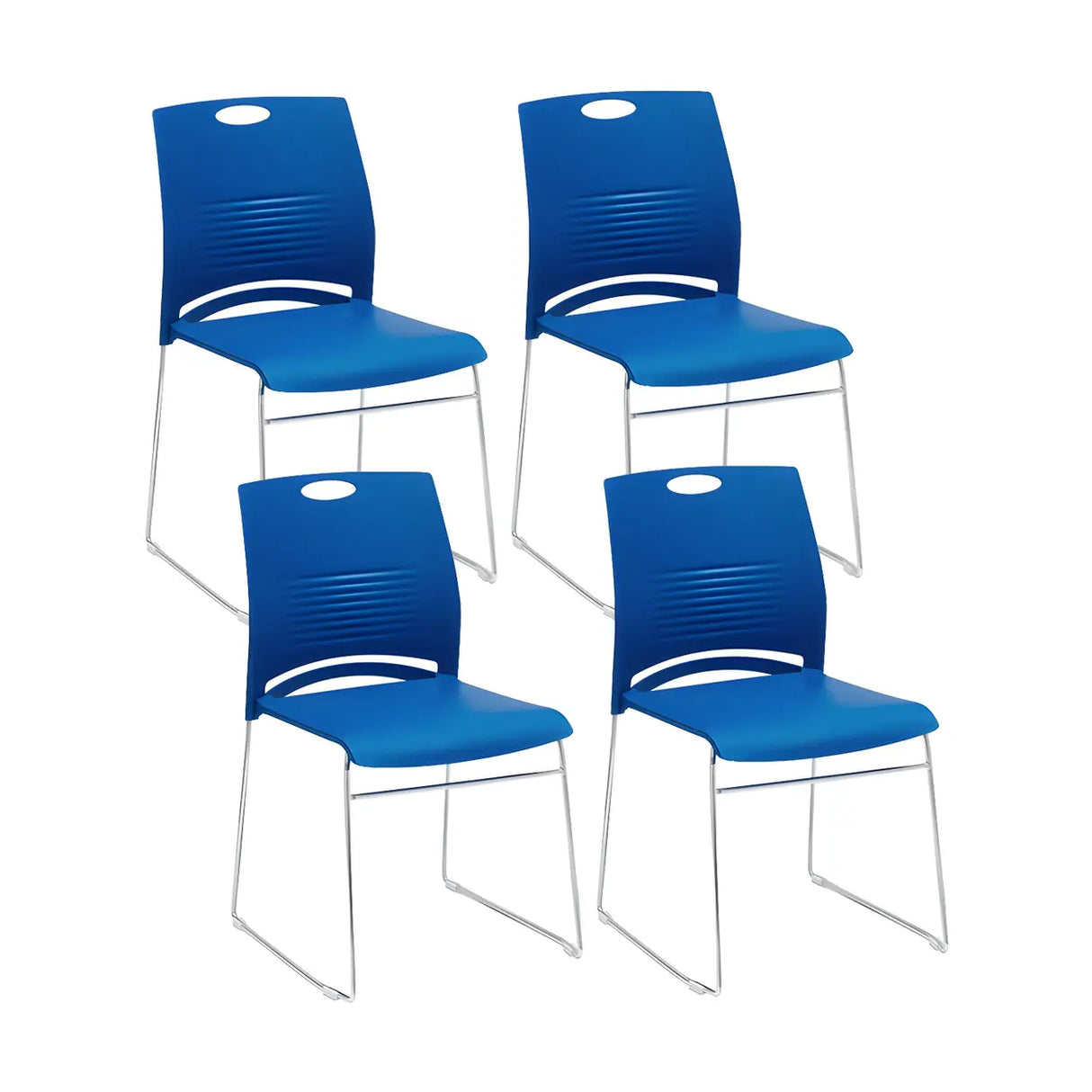 Vibrant Colors Steel Stackable Mesh Conference Chair Image - 32