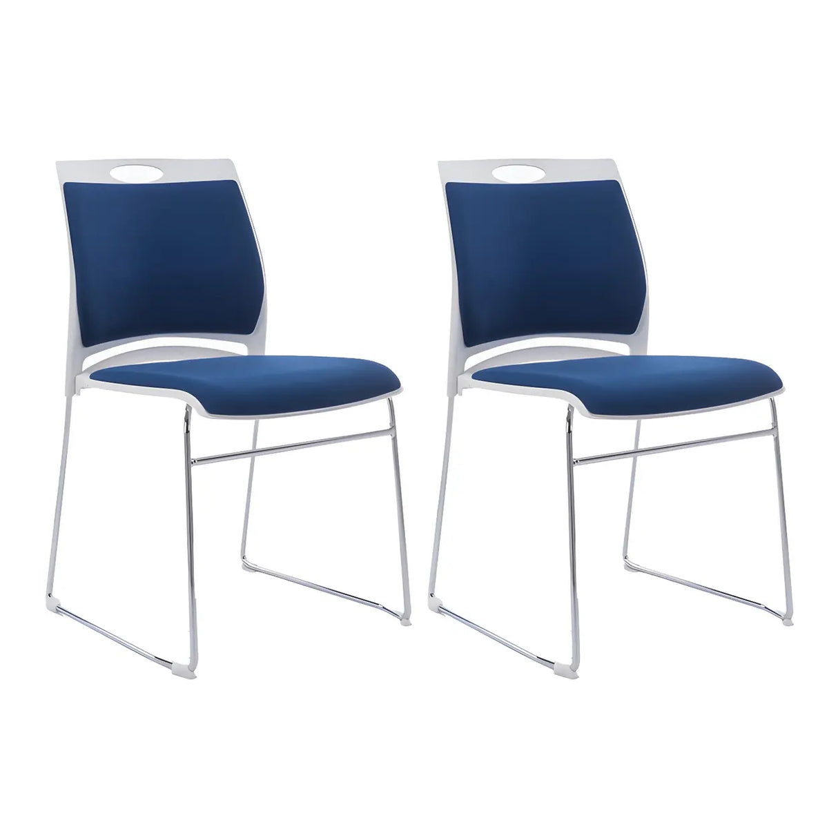 Vibrant Colors Steel Stackable Mesh Conference Chair Image - 34