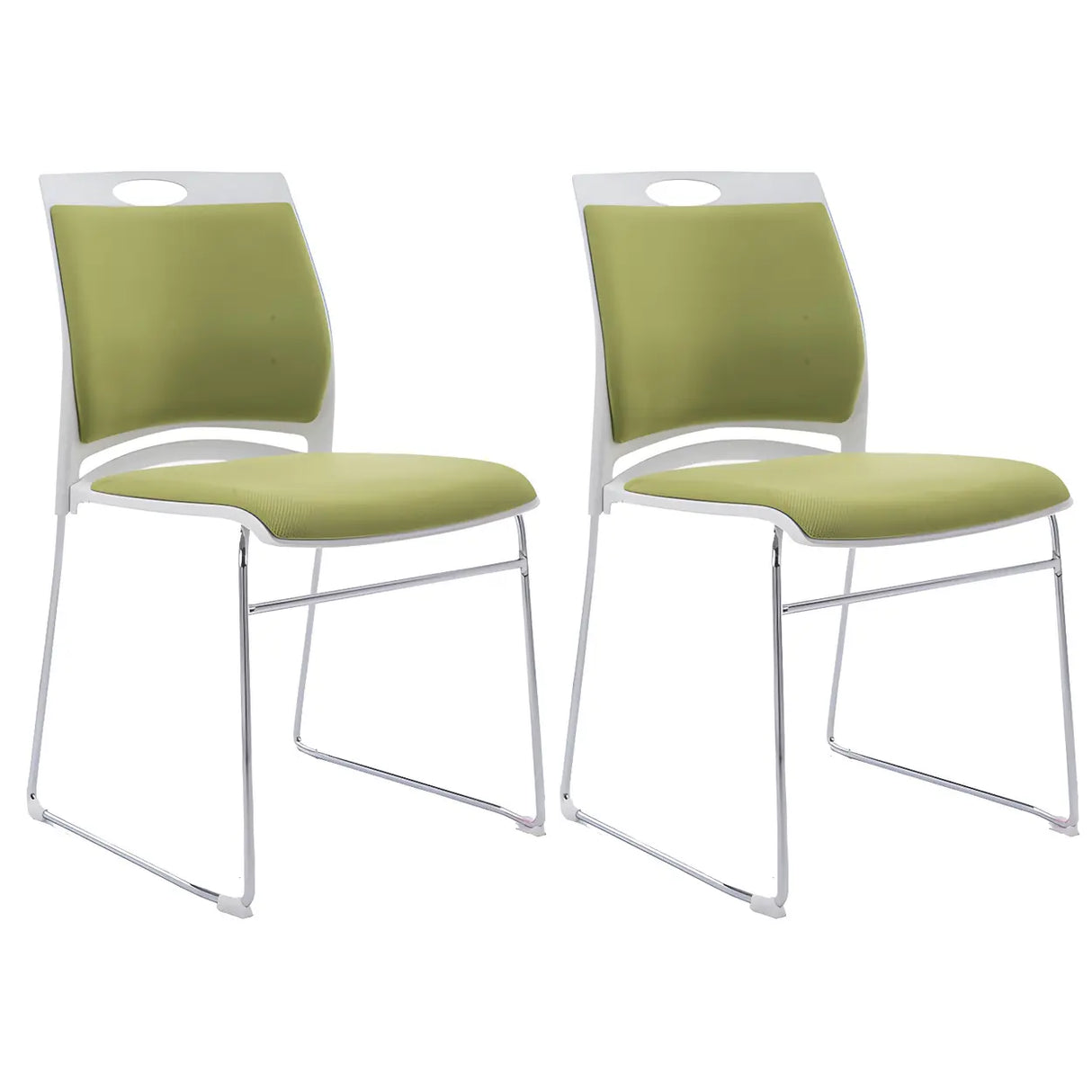 Vibrant Colors Steel Stackable Mesh Conference Chair Image - 40