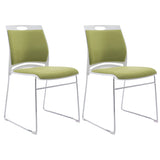 Vibrant Colors Steel Stackable Mesh Conference Chair Image - 40