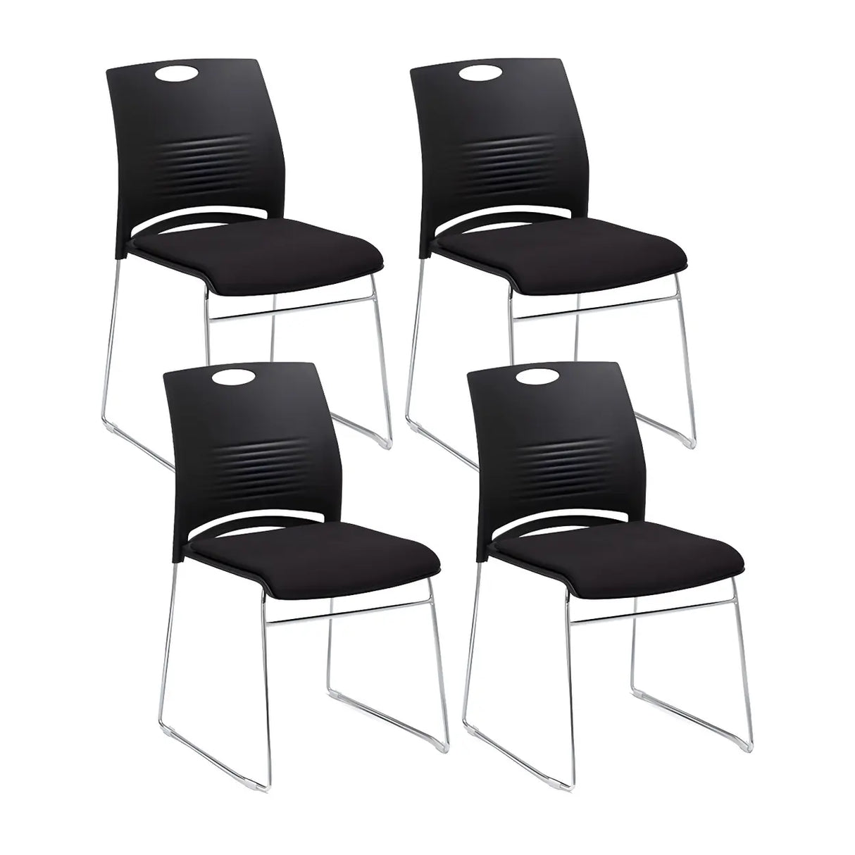 Vibrant Colors Steel Stackable Mesh Conference Chair Image - 44
