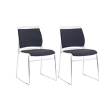Vibrant Colors Steel Stackable Mesh Conference Chair Image - 46