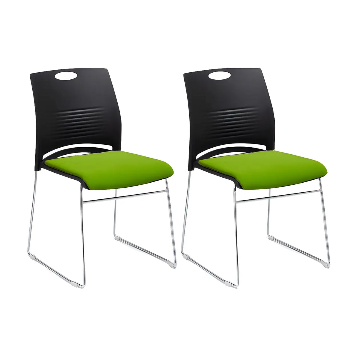 Vibrant Colors Steel Stackable Mesh Conference Chair Image - 52