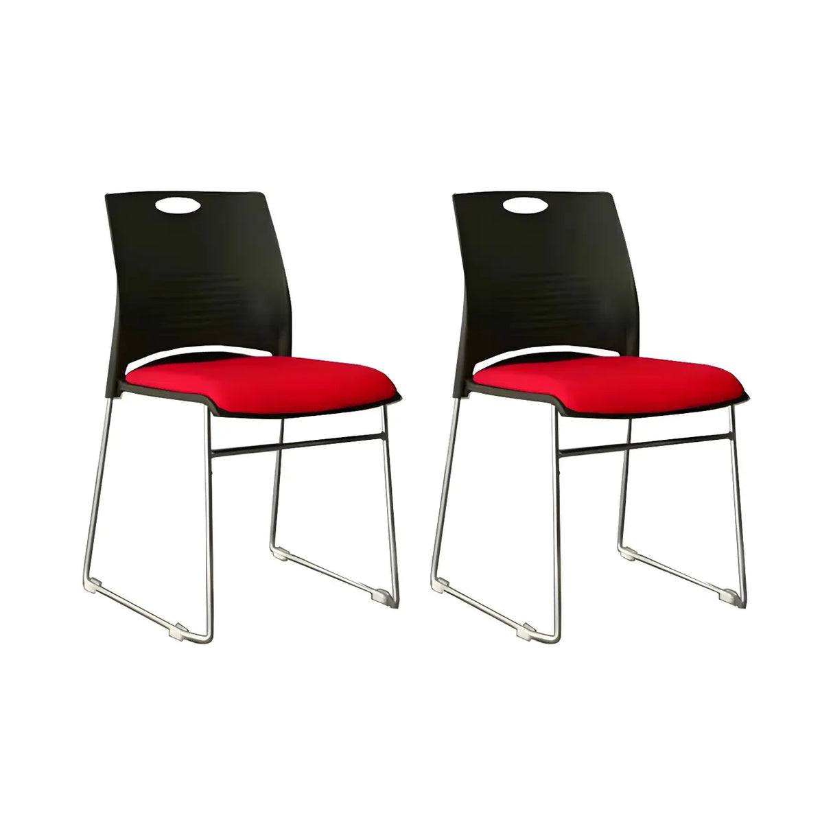 Vibrant Colors Steel Stackable Mesh Conference Chair Image - 55