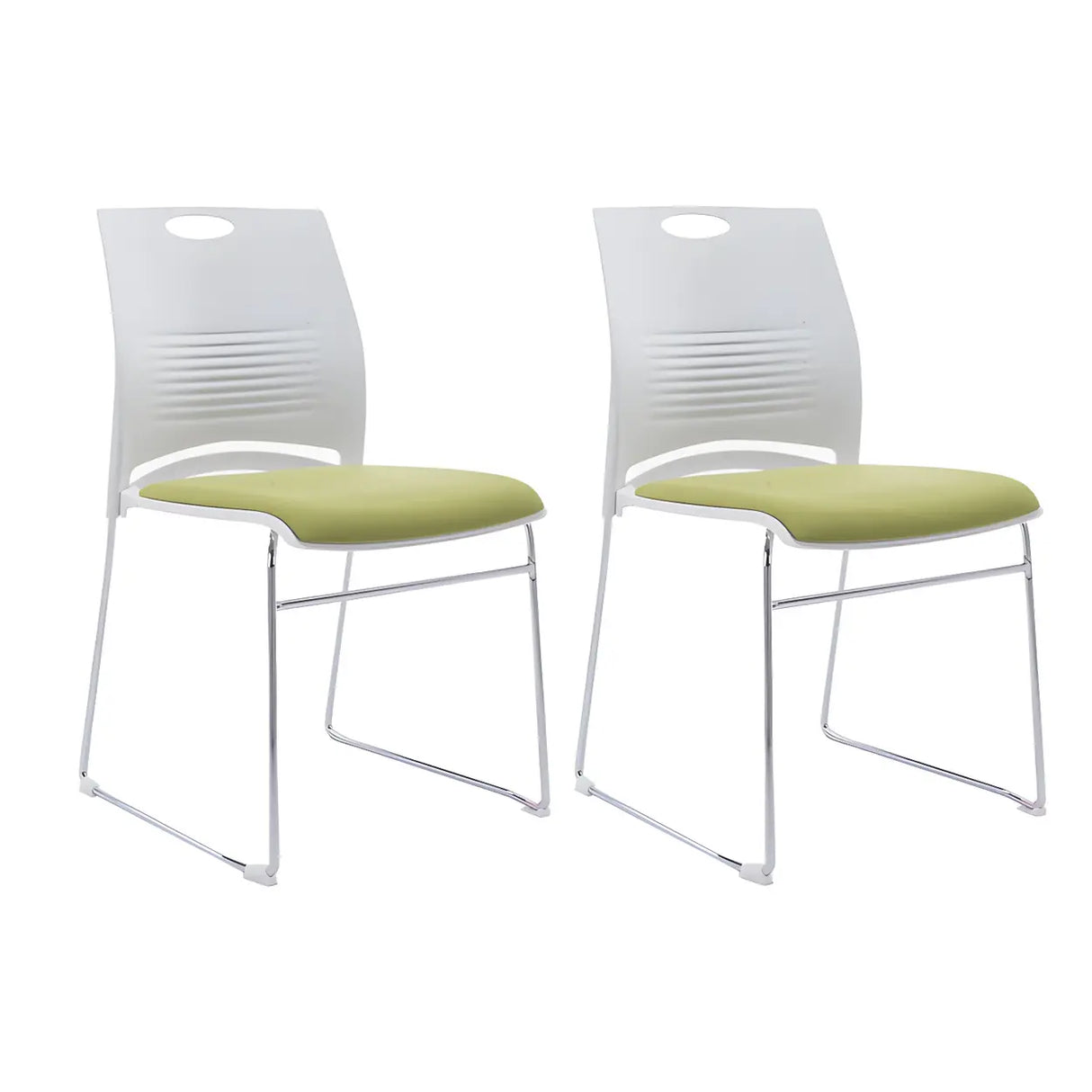 Vibrant Colors Steel Stackable Mesh Conference Chair Image - 58