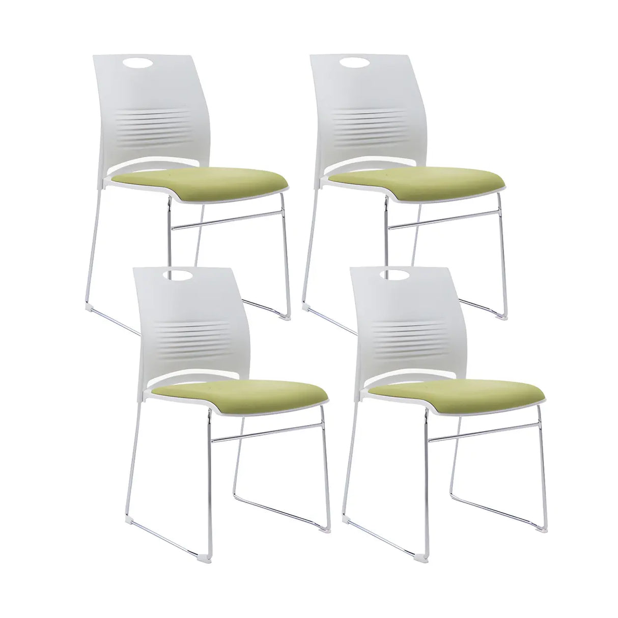 Vibrant Colors Steel Stackable Mesh Conference Chair Image - 59