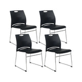 Vibrant Colors Steel Stackable Mesh Conference Chair Image - 5