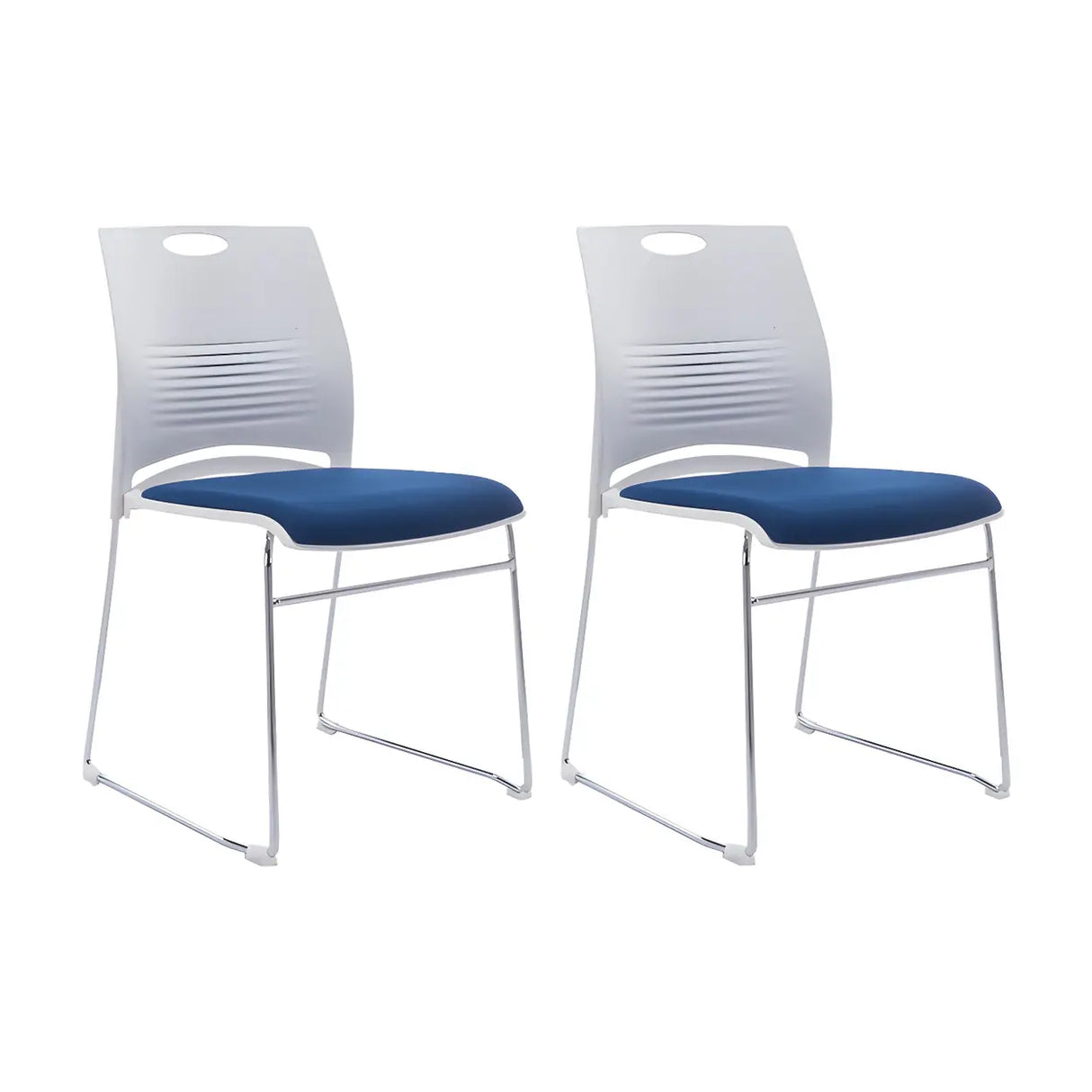 Vibrant Colors Steel Stackable Mesh Conference Chair Image - 70