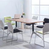 Vibrant Colors Steel Stackable Mesh Conference Chair Image - 6