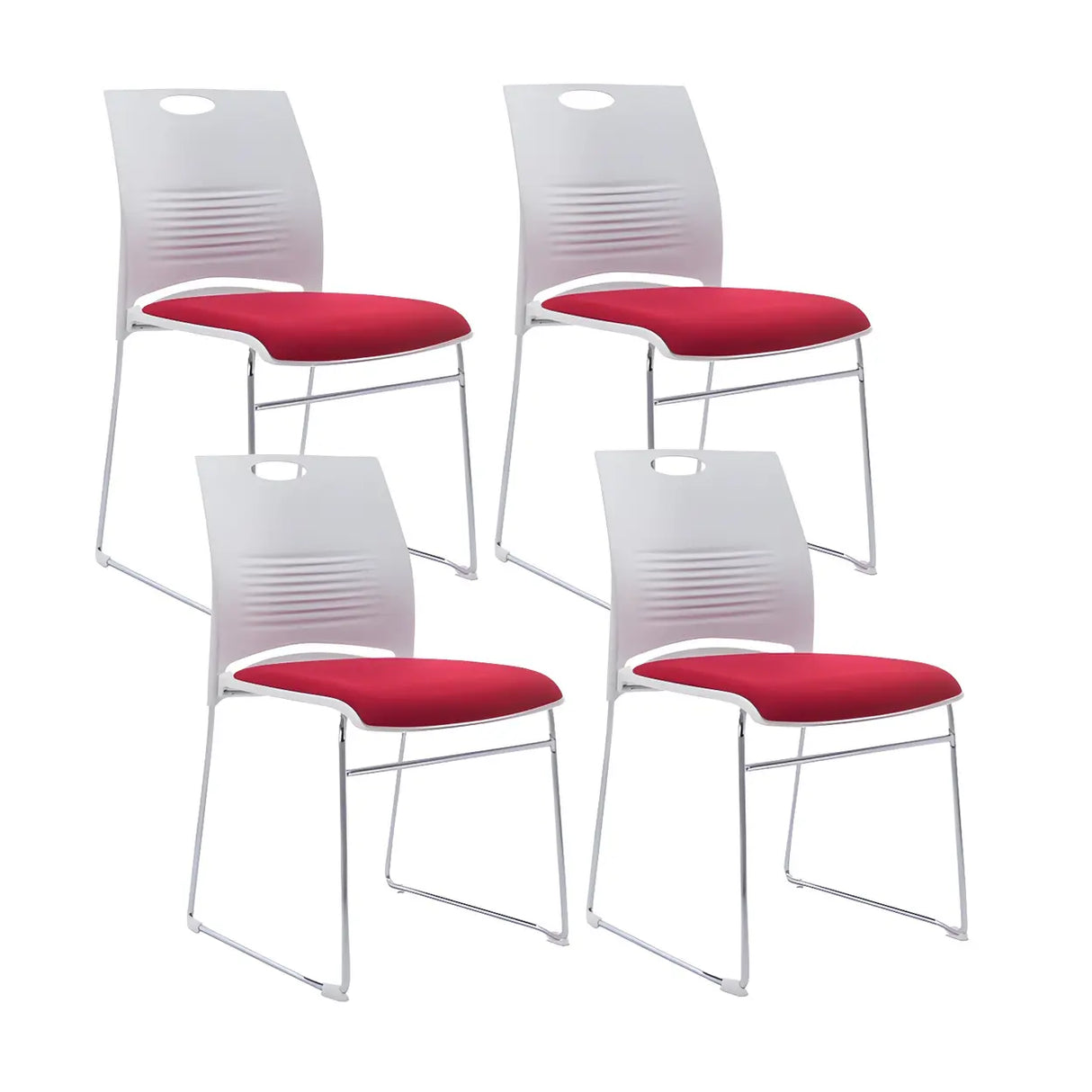 Vibrant Colors Steel Stackable Mesh Conference Chair Image - 74