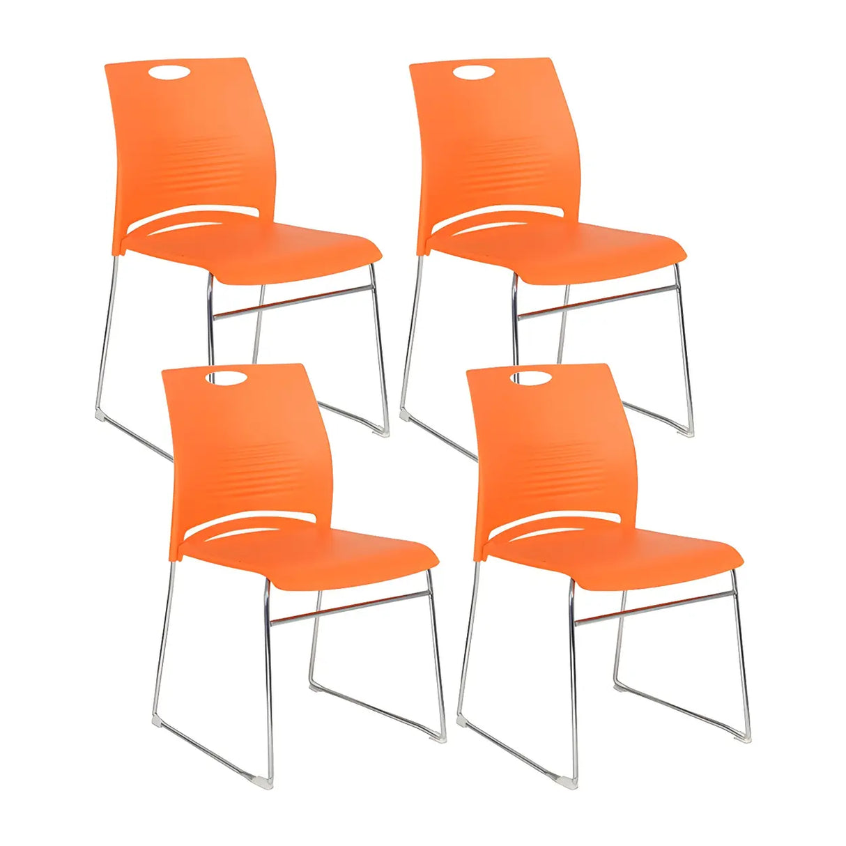 Vibrant Colors Steel Stackable Mesh Conference Chair Image - 77