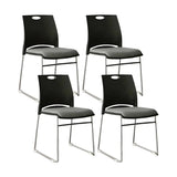 Vibrant Colors Steel Stackable Mesh Conference Chair Image - 80
