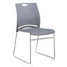 Vibrant Colors Steel Stackable Mesh Conference Chair Image - 7