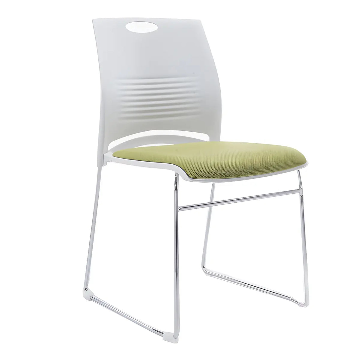 Vibrant Colors Steel Stackable Mesh Conference Chair Image - 9