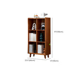 Victorian Classic Vertical Pine Wood Organizer Bookcase Image - 13