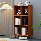 Victorian Classic Vertical Pine Wood Organizer Bookcase Image - 3