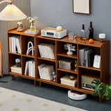 Victorian Classic Vertical Pine Wood Organizer Bookcase Image - 6
