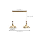 Vintage 2-Light Dome Adjustable Island Pendant Light Image - 18