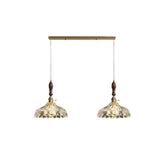 Vintage 2-Light Dome Adjustable Island Pendant Light Image - 5