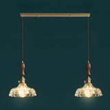 Vintage 2-Light Dome Adjustable Island Pendant Light Image - 6