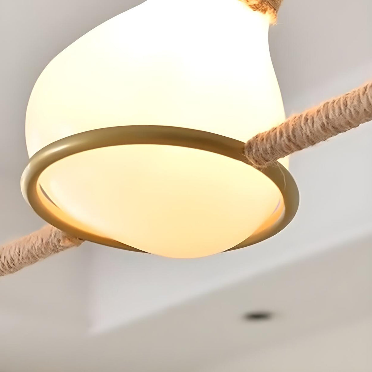 Vintage 3-Light Bulb-Shaped Metal Island Pendant Light Image - 10