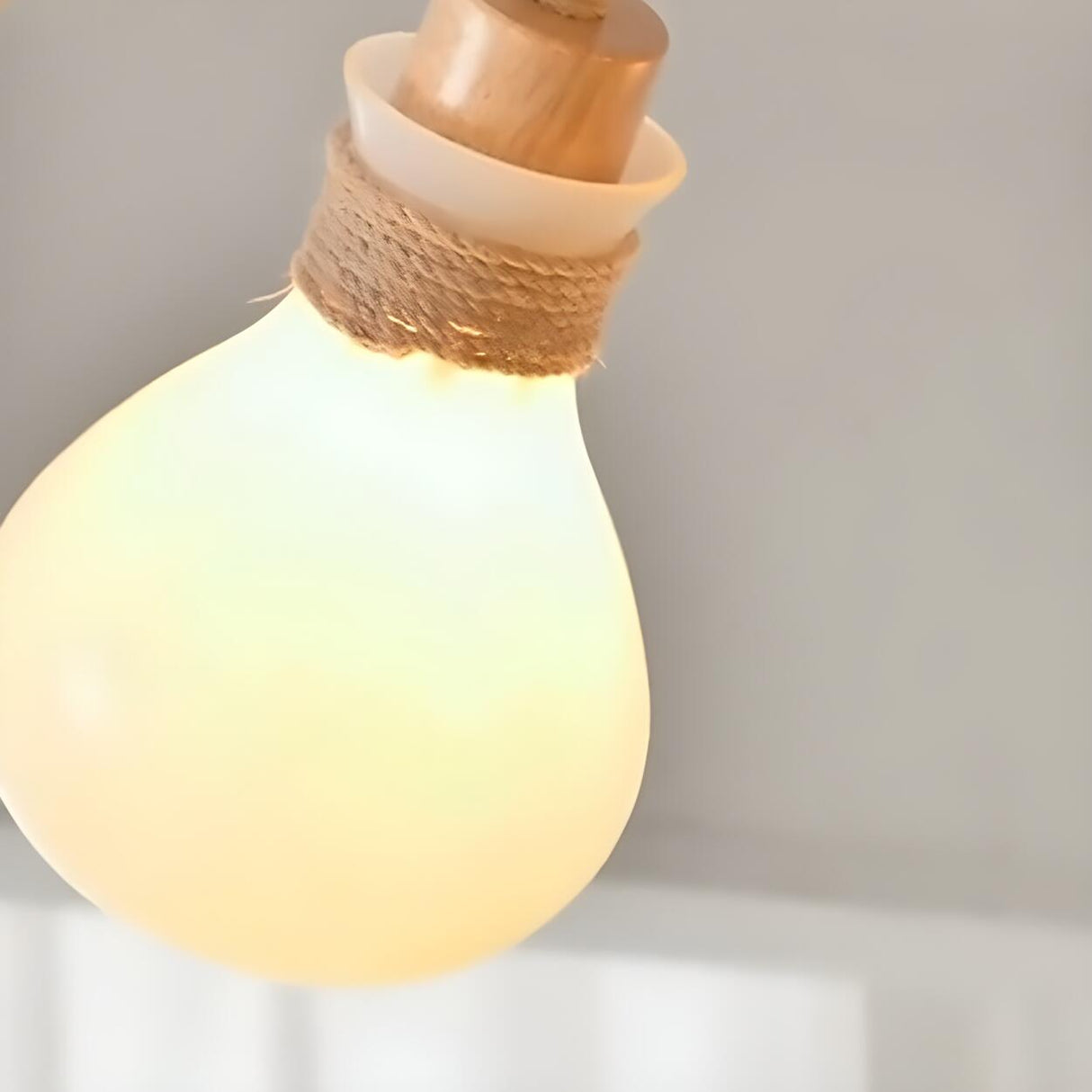 Vintage 3-Light Bulb-Shaped Metal Island Pendant Light Image - 11
