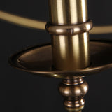 Vintage  6-Light Candelabra Metal Chain Chandelier Image - 18