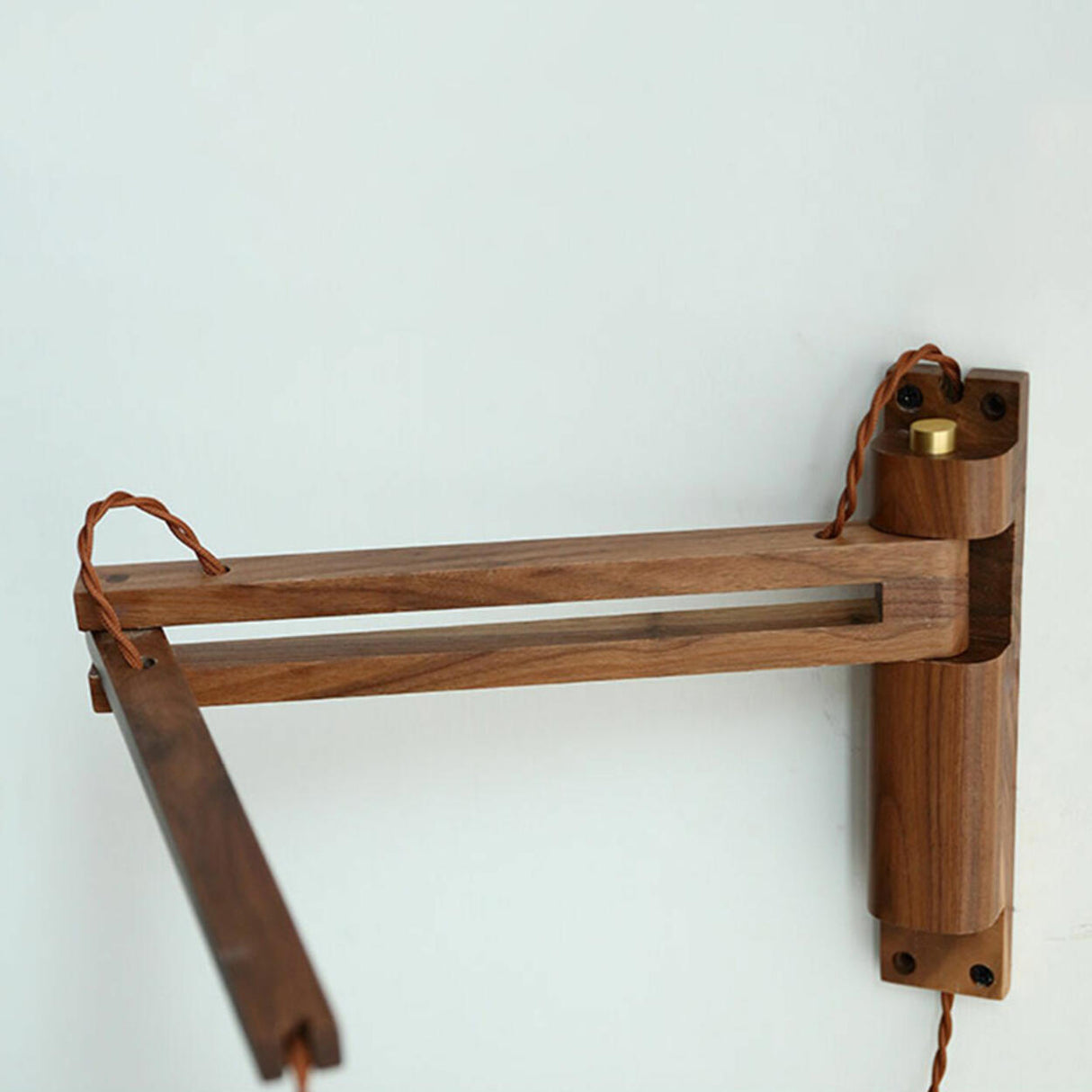 Vintage Adjustable Swing Arm Wall Sconce Image - 11