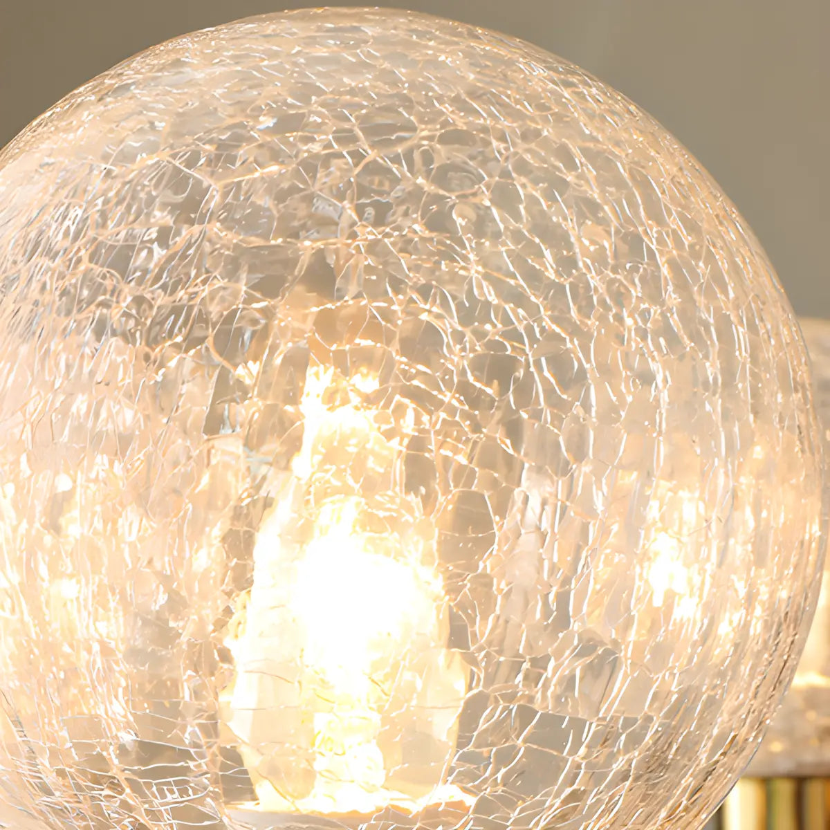 Vintage Arm Ball Metal Living Room Gold 6-Light Chandelier Image - 13