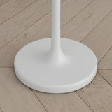 Vintage Black Classic Tapered Shade Floor Lamp Image - 7