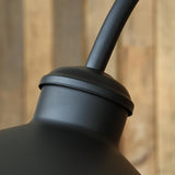 Vintage Black Industrial Outdoor Wall Light Image - 11
