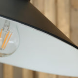 Vintage Black Industrial Outdoor Wall Light Image - 12