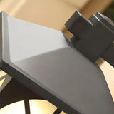Vintage Black Lantern Metal External Wall Mount Light Image - 10